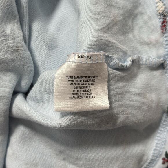 Vtg 90s Turtleneck Womens XL Blue Snowman Grandma Teachercore Cottage Kidcore - Picture 9 of 9